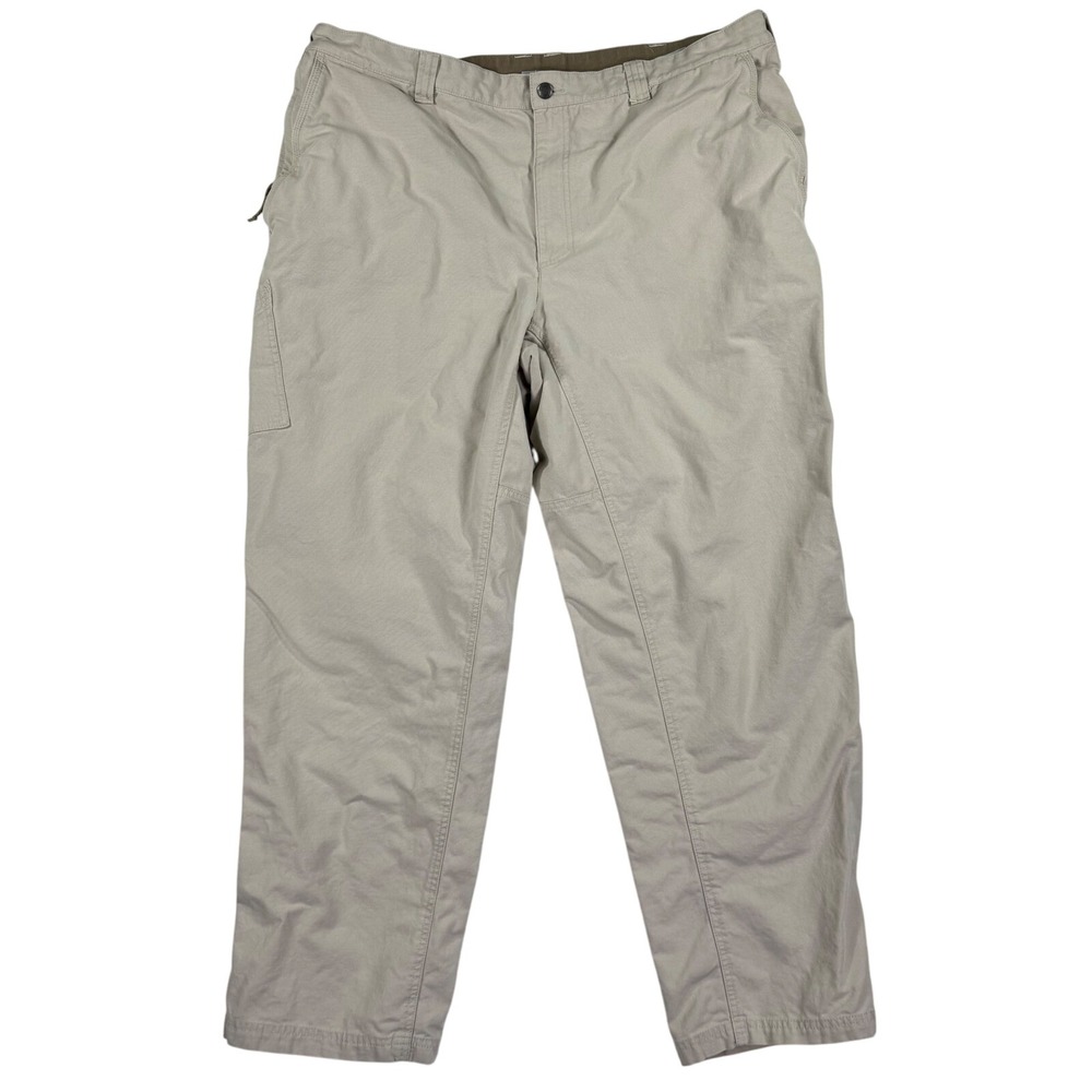 Columbia Pants Mens Cotton‎ Casual Pants 42 x 32(31) Beige Comfort Canvas